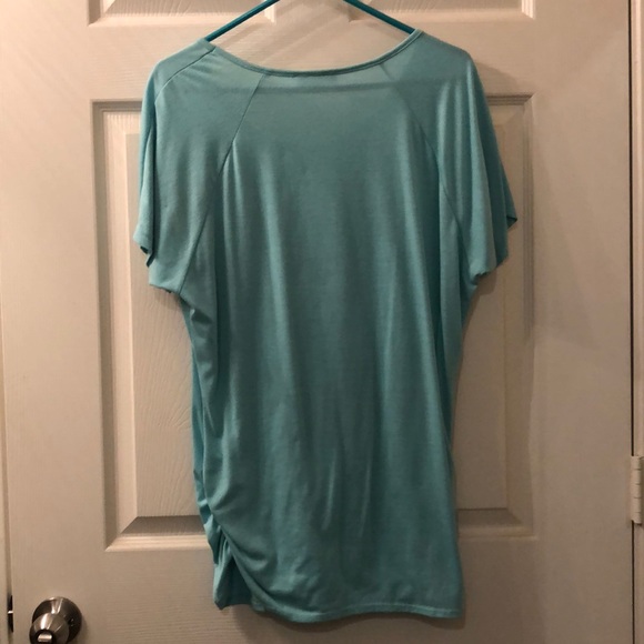 Agenda turquoise floral top - Picture 2 of 3